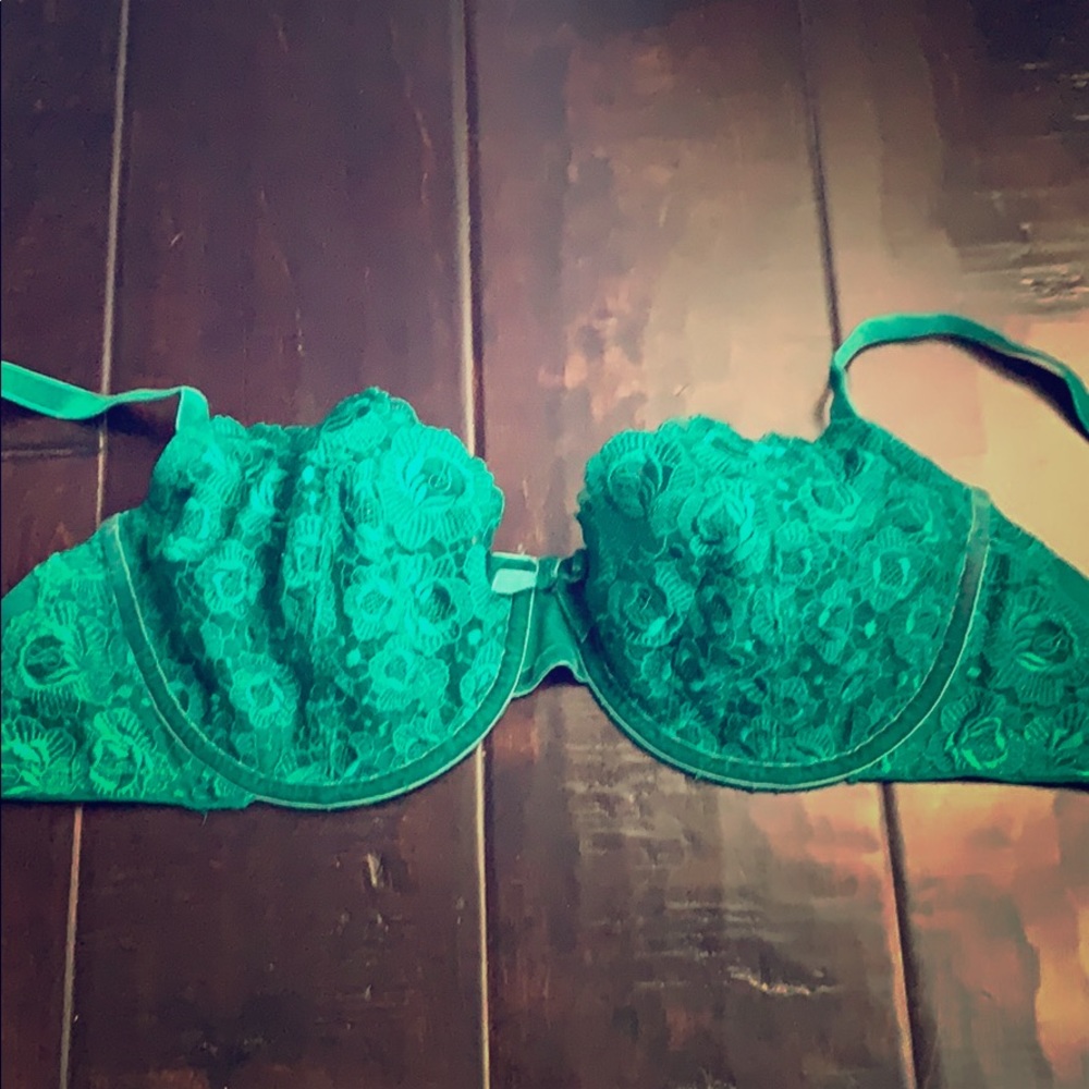 Very Sexy Victoria Secret 36 DD green push up  bra